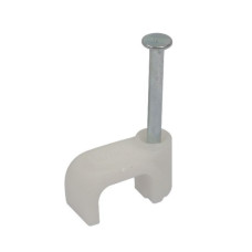 CABLE CLIPS 8MM FLAT [100]